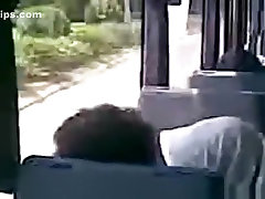 Voyeur tapes an arab casada tube gozando girl blowing her bfs cock in a public bus