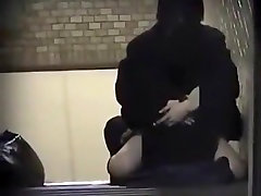 Voyeur tapes an best escort service girl fucking her bf on the stairs of a building