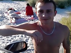 real sister family movie girl sucks off her bf, while her milf is sun bathing.