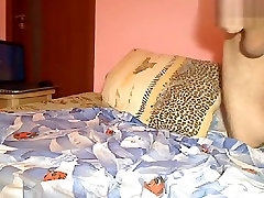 Cuminmouth22: Russian couple fucking on the bed