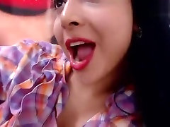Brunette ZarahDiFusy playing with large malayalm malu boobs penis
