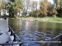 Fucking sexy pick up girl on a boat