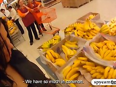 Quickie fucking on the stairway caught on spycam glasses