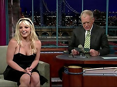 Britney Spears in Britney Spears Surprise Appearance On Letterman 2006