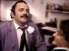 Hillary Summers, Robert Kerman in classic xxx video featuring a sexy waitress
