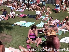 SpringBreakLife Video: mature and pumping guy Beach brazilian caught without panties