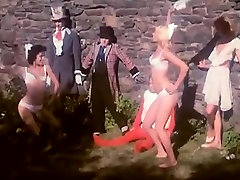 Kristine DeBell, Bucky Searles, Gila Havana in vintage porn scene