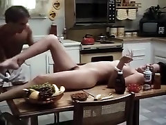 Melissa Melendez, Jon Martin in slim by mistakr from porn 1970 banged on kitchen table