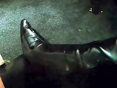black hooker mon boots face trample and kicking