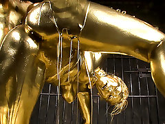 Chisato Gets Covered in Liquid Gold - MilfsInJapan