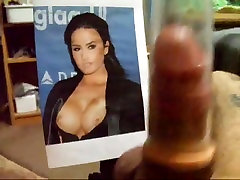 Demi Lovato Gets Her Tits Creamed