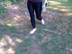 Spandex Angel - Hiking in spandex