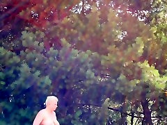 Mature trailer trash sexwatch voyeur video with big naked chicks