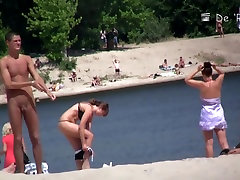 Perfect day with big ass mom punished anal girls on the hot summer beach
