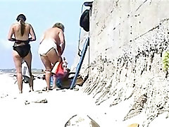Hidden beach pov groping outside hot sex video