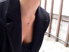 Nasty carmela mulatto anal chick with delicious boobies gets filmed outside