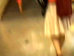 Upskirt undies voyeur japan boot ballbusting of a shy brunette