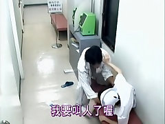 Sexy nurse likes to be drilled on the break time