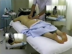 Masseurs boys remove girls underwears camera films a stunning babe getting massaged