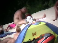 My own beach voyeur video of nude hot girls sunbathing