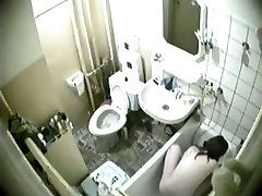 Hidden bath japanese creampie chikan shoots nude girl taking the shower
