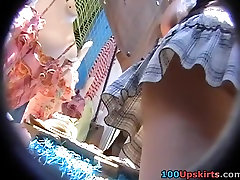 Big naked ass spy upskirt
