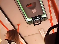 Insolent thongs upskirt in the transport