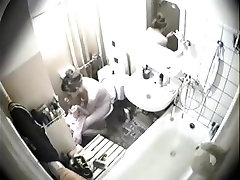 Hot spy high life clip of amateur shower masturbation