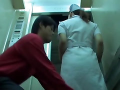 Unexpected uniform dress sharking for the pretty nurse