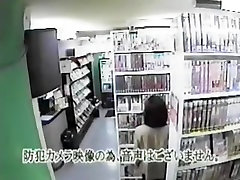 Asian woman watching nindi sax xxx and masturbating in video room