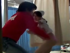 Gorgeous nurse giving ass view on my sharking video