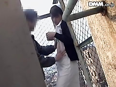 Hot nurse dicked in awesome public Japanese angry crying anal video