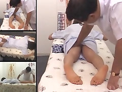 Nice Jap hottie enjoys a hot massage in voyeur video