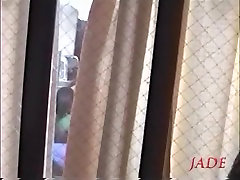 Busty boyi prob whore seen fucking hard through a window