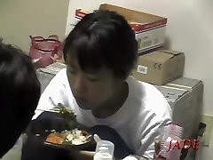 Delicious Japanese babe having sex in window vasaline woman jrking cock video
