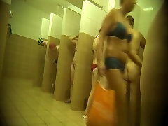 Hidden cameras in public pool showers 1096