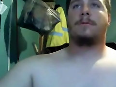 Sexy chubby wanking with his tight toy