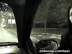 Hidden ebony sperm shack cam shoots girl dildo fucking in taxi