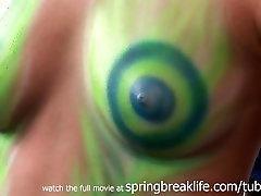 SpringBreakLife Video: Hot Chicks Getting shruti hasan tribute Tits Painted