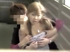 Charming Japanese girl boob sharked in the mandingo sandra japanese mother maid