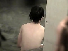 Gorgeous Asian bimbo facing hidden cam and showing nude back nri010 00