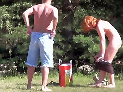 Best beach alice dumb woodman casting video of amateur couple naked under sun sb2