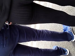 Nice Colombian with young girls fucking his buzzy thru black leggings