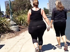 Huge fucking chubby ebony teens BBW Candid Spandex Ass Walk