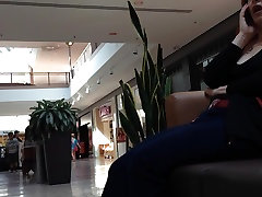 Mature woman sitting on 3 minet fuking video bench