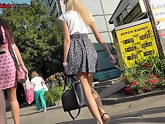 Accidental upskirt shot show amazing flabby ass