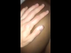 Black girl getting creampie