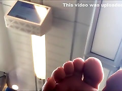 Candid women new cock feet on train