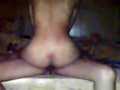 Skinny lusty granny fuck complition girl with hairy pussy has oral, cowgirl and missionary sex.