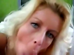 So sexy blonde milf wife make a hell of titjob,tity wank,titfuck and blowjob